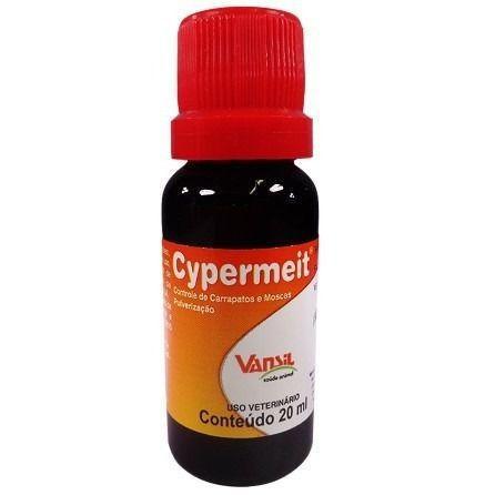 Imagem de Cypermeit Cipermetrina Pet 20ml Vansil Pulga Carrapato Mosca