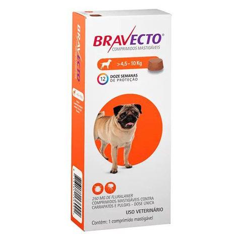 Imagem de Bravecto 4,5 a 10kg antipulgas e carrapatos