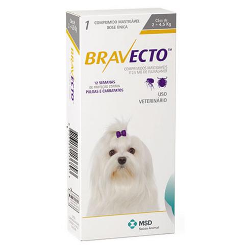 Imagem de Antipulgas e Carrapatos Bravecto 2 a 4,5Kg