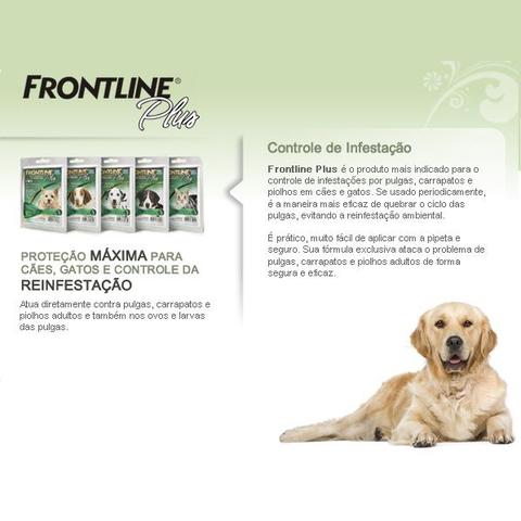 Imagem de Antipulgas E Carrapatos Frontline Plus Cães 10 A 20 Kg