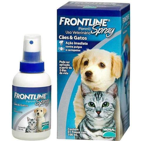 Imagem de Antipulgas e Carrapatos Frontline Spray para Cães e Gatos - 100ml - 100ml