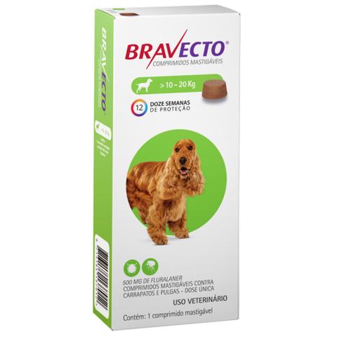 Imagem de Antipulgas e Carrapatos Bravecto 10 a 20 Kg