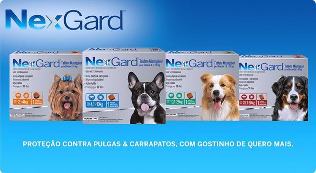 Imagem de Antipulgas E Carrapatos Cães Nexgard 04 A 10kg - 3 Tabletes