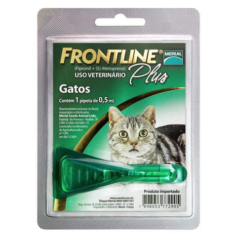 Imagem de Antipulgas e Carrapatos Frontline Plus para Gatos - 1 unidade