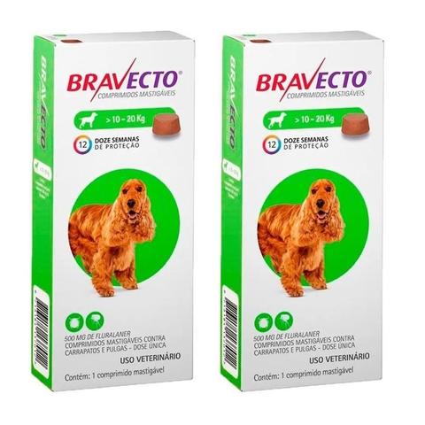 Imagem de Combo 2 Unidades Antipulgas E Carrapatos Bravecto Para Cães